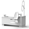 height adjustable bath on white background astor bannerman