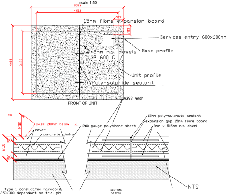 Groundworks for Modular Changing Places Toilet